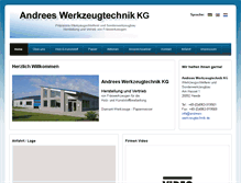 Tablet Screenshot of andrees-werkzeugtechnik.de